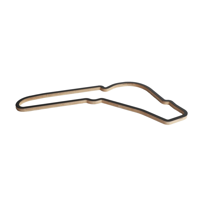 Circuit Monza - Sculpture Murale en Bois (90 cm)